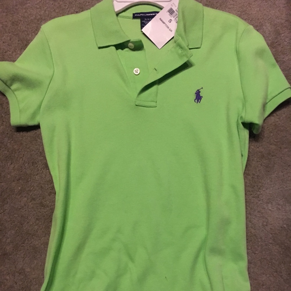 NWT Polo Lime Green